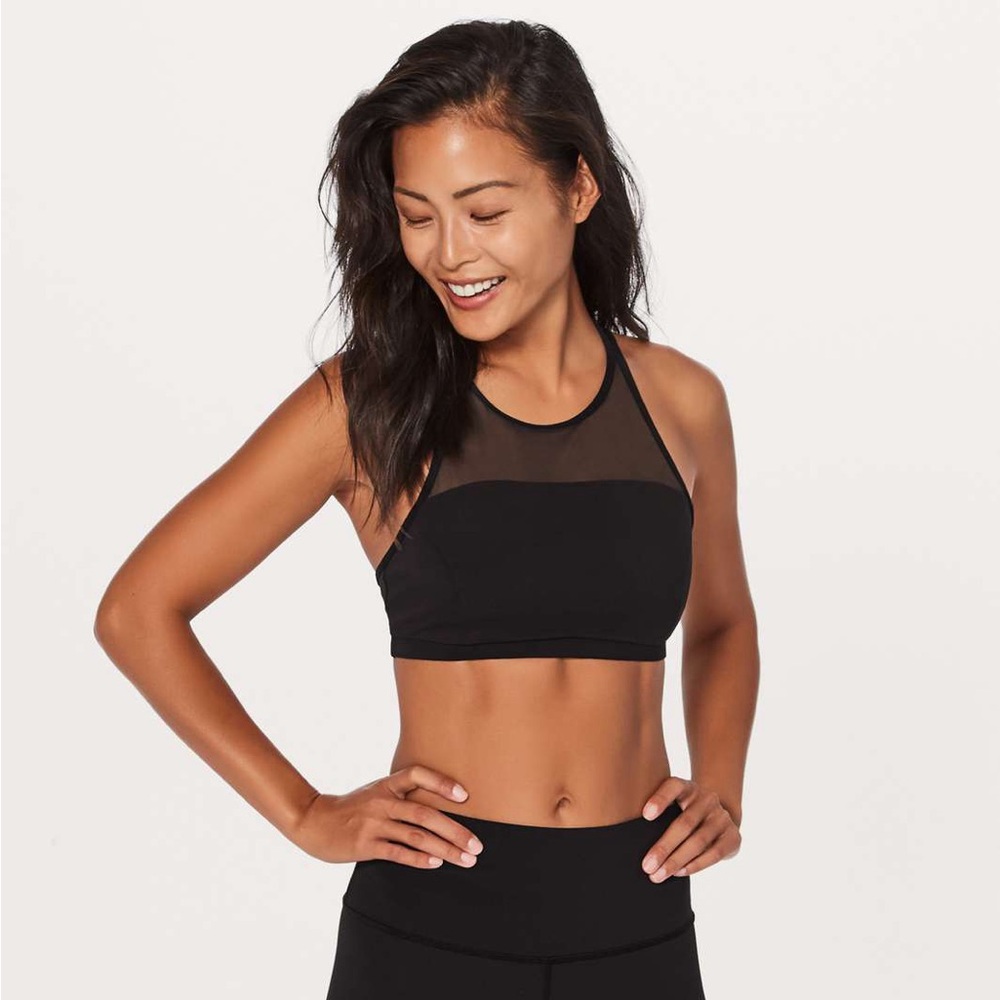 2/$30 Lululemon Get Set Bra - Size 2 - Black